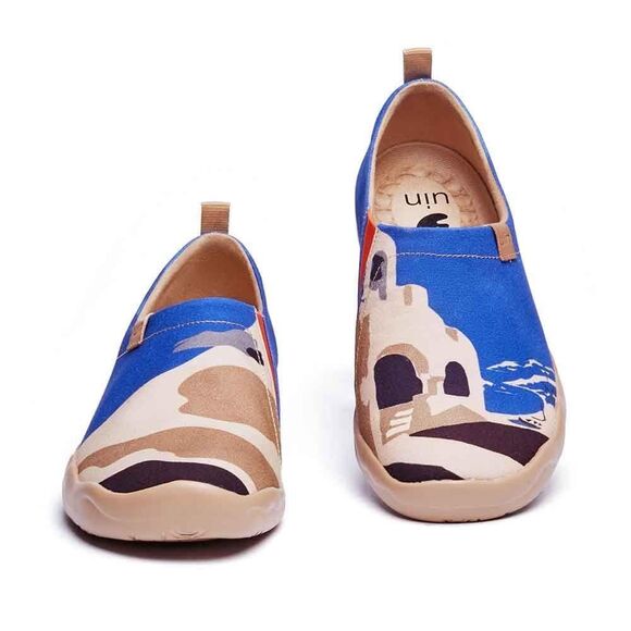 UIN Men's Walking Shoes Slip On Loafers (BLUE CITY) New No Box - Picture 6 of 9